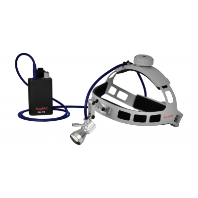 Surgical LED осветитель на шлеме
