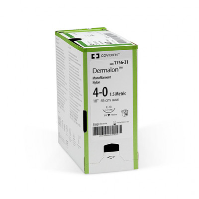 Монофиламентный хирургический шовный материал Dermalon™ (Medtronic)